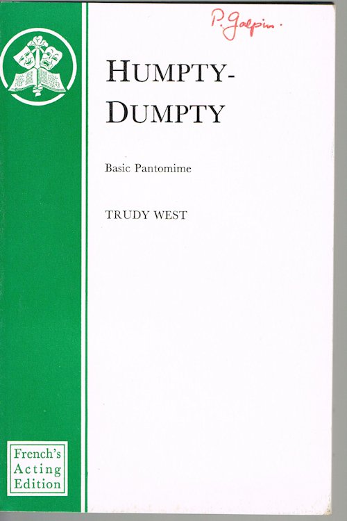 Humpty-Dumpty: A Basic Pantomime in Three Acts Image for Humpty-Dumpty: A Basic Pantomime in Three Acts