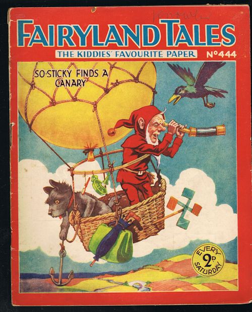 Fairyland Tales No.444: So-Sticky Finds a Canary Image for Fairyland Tales No.444: So-Sticky Finds a Canary