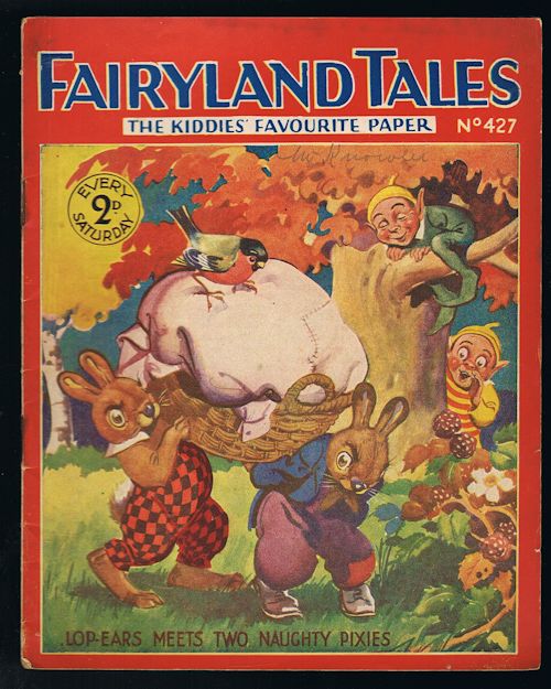Fairyland Tales No.427: Lop-Ears Meets Two Naughty Pixies Image for Fairyland Tales No.427: Lop-Ears Meets Two Naughty Pixies