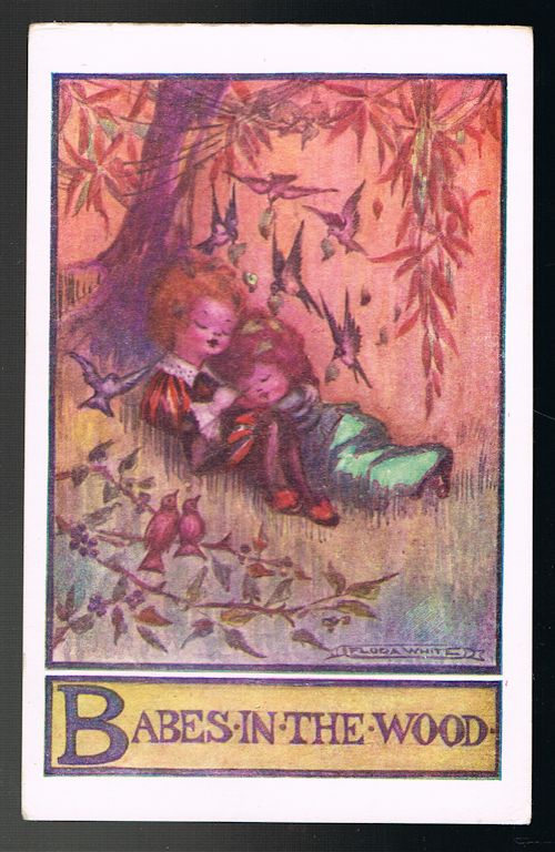 Babes in the Wood Postcard