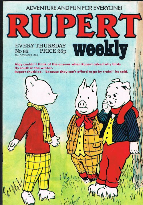 Rupert Weekly No.62 (21st Dec 1983) Image for Rupert Weekly No.62 (21st Dec 1983)