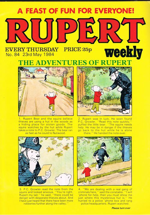 Image for Rupert Weekly No.84 (23rd May 1984)