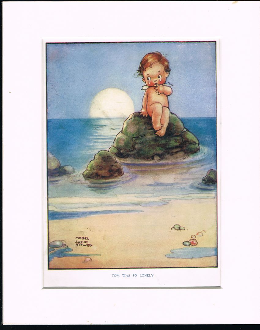 Tom Was So Lonely (Mounted Print from The Water-Babies)