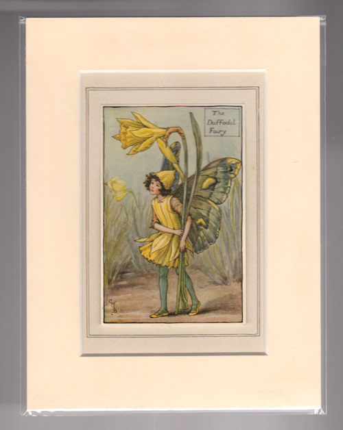The Daffodil Fairy (Mounted Print from Spring Songs with Music)