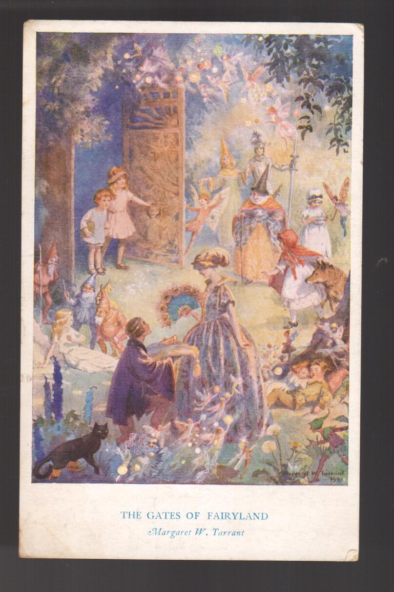 The Gates of Fairyland Postcard - Fairy Hours Series