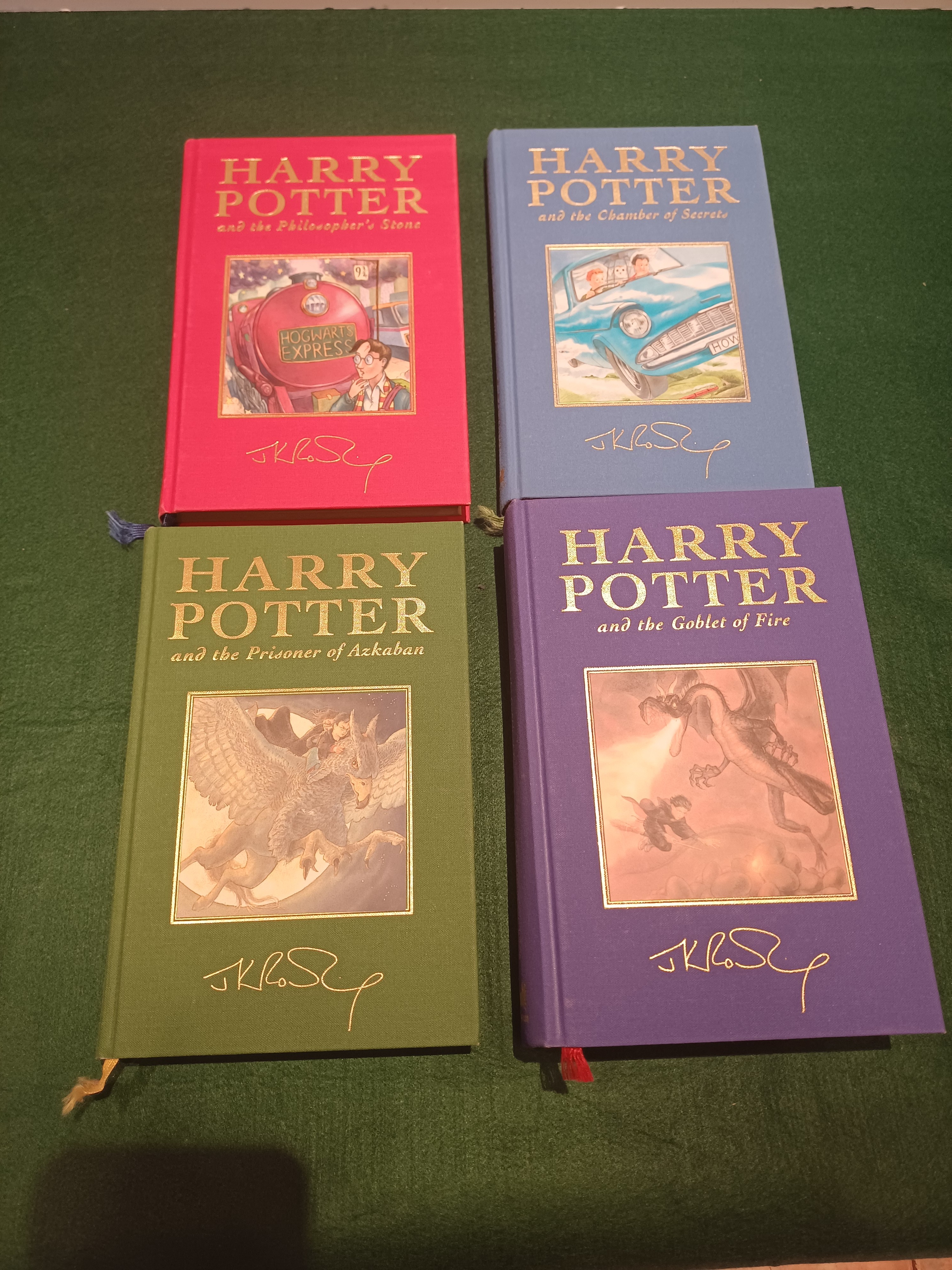 The Harry Potter Gift Set - Deluxe Signature Editions x 4