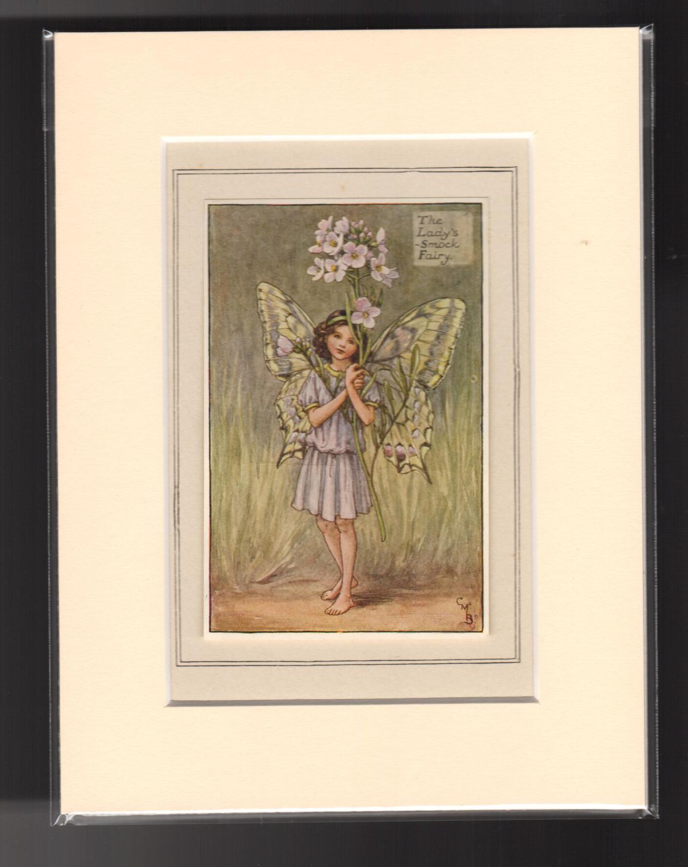 The Lady's-Smock Fairy (Mounted Print from Spring Songs with Music)