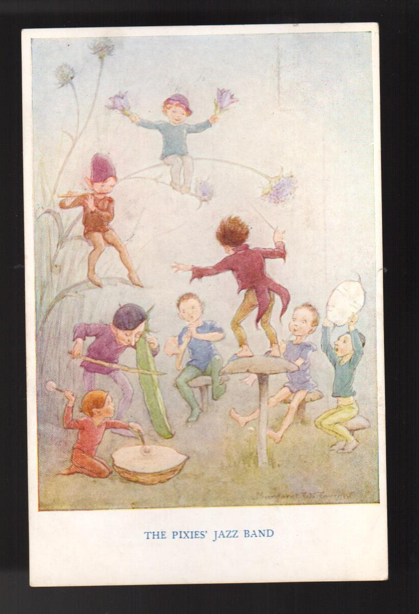 The Pixies' Jazz Band Postcard - Pixie Time Series