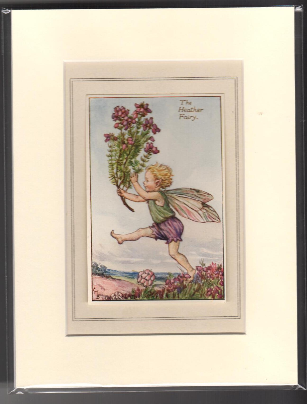 The Heather Fairy (Mounted Print from Summer Songs with Music)